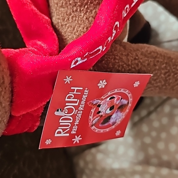 Rudolph The Red Nosed Reindeer Plush NWT - Picture 2 of 5